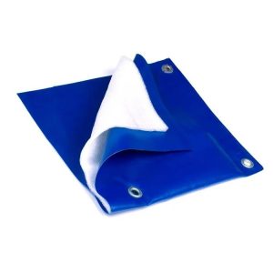 Утепленный Тент ПВХ 400 гр/м2, размер 2×3м с люверсами