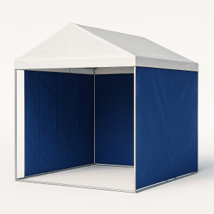 Торговая палатка Домик 3х3 м синяя