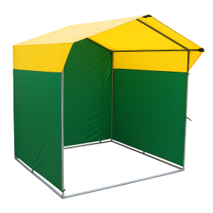 Торговая палатка Домик 2х2 м зеленая